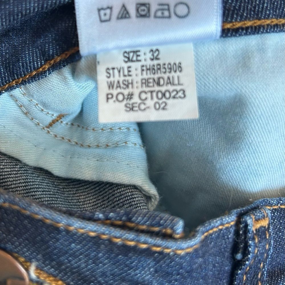 Joe's Jeans Randall Dark Wash Cropped High Rise Jeans Size 32 Style FH6R5906 - Picture 8 of 10